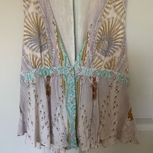 Free people low cut airy top